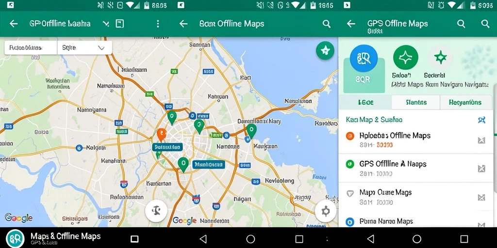 Tampilan antarmuka 8QR yang sederhana dan intuitif untuk navigasi.