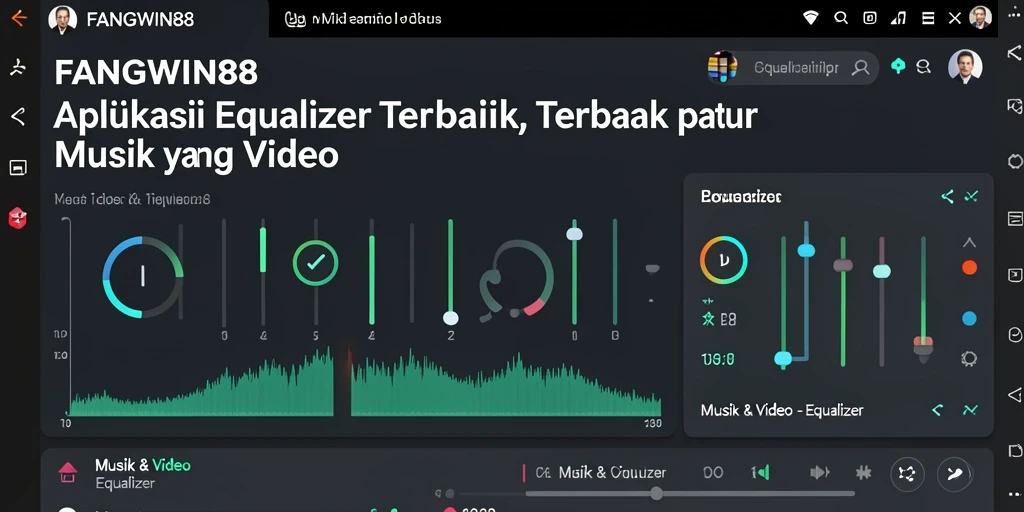 Antarmuka FANGWIN88 menampilkan kontrol Equalizer yang intuitif dan menarik.