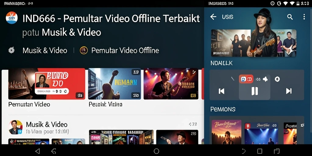 Tampilan antarmuka IND666 yang menarik dan responsif.