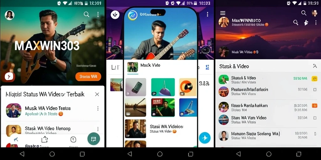 Antarmuka MAXWIN303 yang intuitif untuk Status WA Video.
