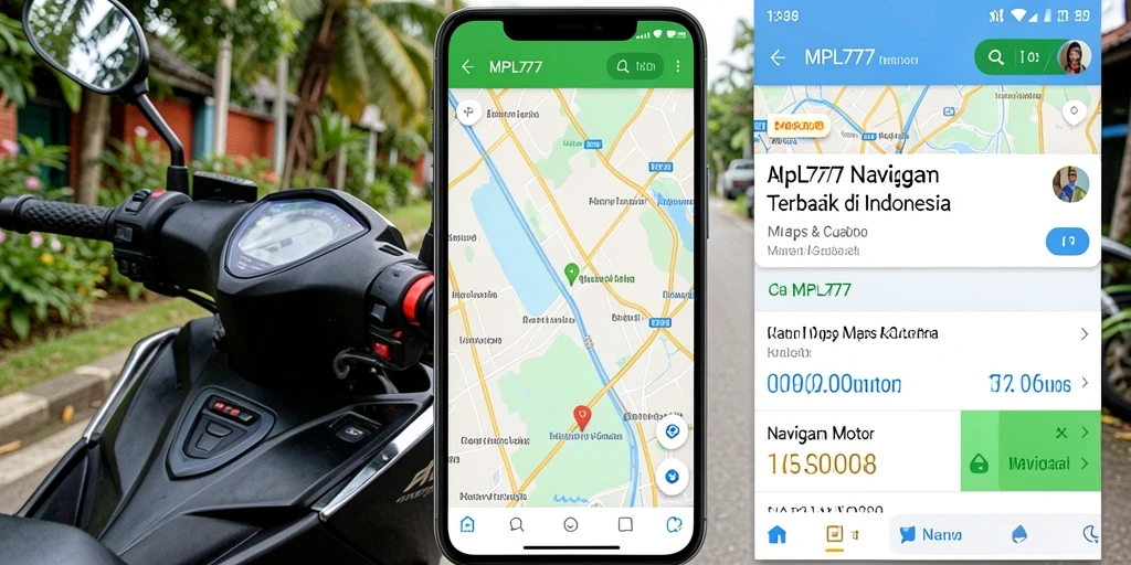 Antarmuka MPL777 yang ramah pengguna untuk navigasi motor.