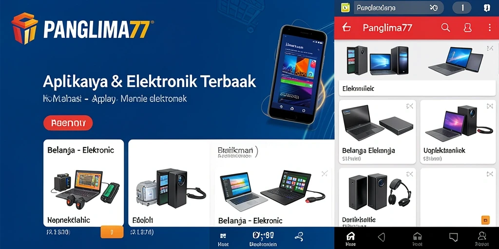 Tampilan antarmuka aplikasi <strong>PANGLIMA77</strong> yang modern dan user-friendly.