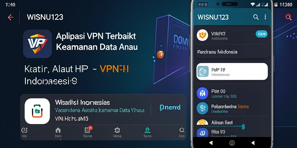 Antarmuka pengguna WISNU123 yang sederhana dan fungsional.