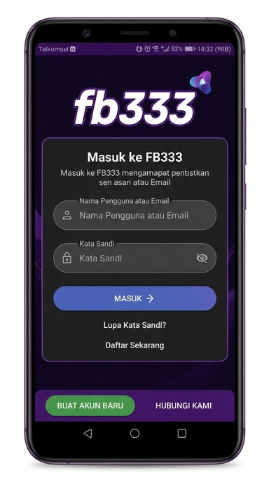 Panduan Masuk Akun fb333 di Android Anda